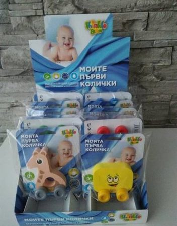 Thinkle Stars Комплект Моите първи колички - 14 играчки (10 животни и 4 фигури)