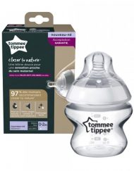 TOMMEE TIPPEE Шише за хранене с декорация 150 мл. 0-2м. EASI VENT+EXTRA SLOW 42270375