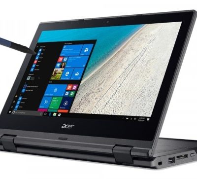 ACER TravelMate B118 /11.6''/ Touch/ Intel N4200 (2.5G)/ 4GB RAM/ 64GB SSD/ int. VC/ Win10 + Active Pen (NX.VG0EX.011)