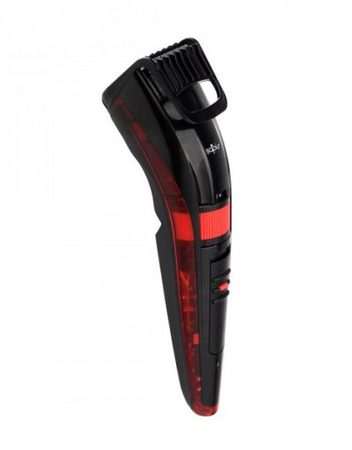 Акумулаторна машинка за подстригване SAPIR SP 1810 H, DC 3V, Регулируем гребен, Четка и смазка, Черен/червен