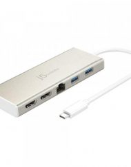 Docking Station, j5create JCD381, USB-C - 2x HDMI/USB 3.1/PD 2.0/LAN (J5-JCD381)