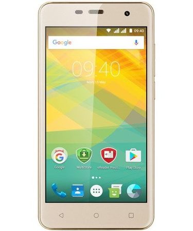 Smartphone, Prestigio Muze G3 LTE, Dual SIM, 5.0'', Arm Quad (1.3G), 1GB RAM, 8GB Storage, Android, Gold (PSP3511DUOGOLD)
