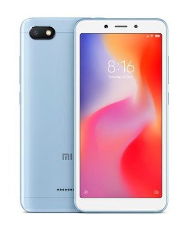 Smartphone, Xiaomi Redmi 6, DualSIM, 5.45'', Arm Octa (2.0G), 4GB RAM, 64GB Storage, Android, Blue (MZB6605EU)