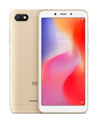 Smartphone, Xiaomi Redmi 6А, DualSIM, 5.45'', Arm Quad (2.0G), 2GB RAM, 32GB Storage, Android, Gold (MZB6345EU)