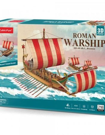 CubicFun 3D Пъзел КОРАБ ROMAN WARSHIP T4037h