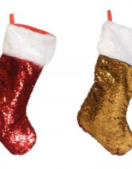 Коледен чорап с пайети 50 см. 4771