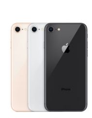 Smartphone, Apple iPhone 8, 4.7'', 256GB Storage, iOS 11, Silver (MQ7D2PM/A)