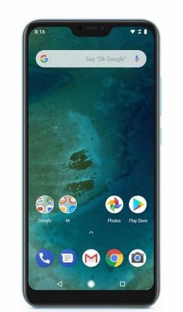 Smartphone, Xiaomi Mi A2 Lite, DualSIM, 5.84'', Arm Octa (2.0G), 3GB RAM, 32GB Storage, Android, Blue (MZB6400EU)