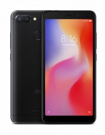 Smartphone, Xiaomi Redmi 6, DualSIM, 5.45'', Arm Octa (2.0G), 3GB RAM, 64GB Storage, Android, Black (MZB6983EU)