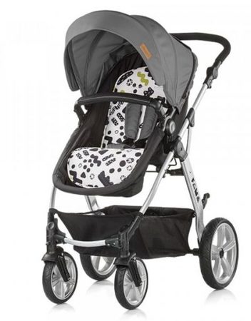 CHIPOLINO Комбинирана количка ФАМА СИВА KKFA11802GR