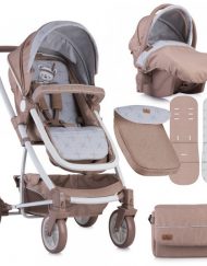 LORELLI CLASSIC Комбинирана количка 2в1 S-500 СЕТ BEIGE INDIAN BEAR 1002085/1826