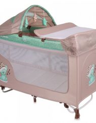 LORELLI CLASSIC Кошара на 2 нива SAN REMO ROCKER BEIGE&GREEN SLEEPING BEAR 1008009/1802