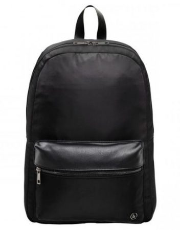 Backpack, HAMA Mission 14'', с метален цип, Черен (101593)