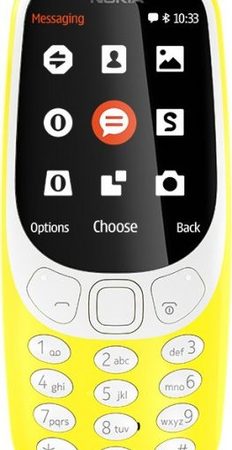 GSM, NOKIA 3310, DualSIM, 2.4'', Yellow