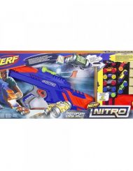 NERF Комплект бластер и количка 9 бр. NITRO C0787