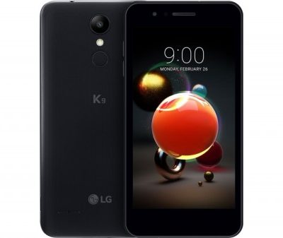 Smartphone, LG K9, 5'', Arm Quad (1.3G), 2GB RAM, 16GB Storage, Android, Black (LMX210EM)