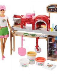 BARBIE Комплект за игра с кукла "ПИЦА ШЕФ" I CAN BE COOKING AND BAKING FHR09