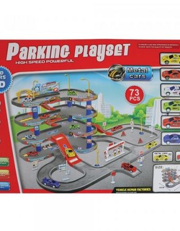 Паркинг на 4 нива с 6 колички PARKING PLAY SET 1805C388