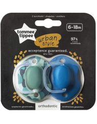 TOMMEE TIPPEE Ортодонтични залъгалки 6-18 м. URBAN STYLE BOY 43342065