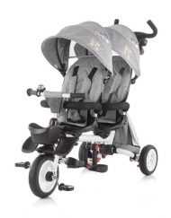 CHIPOLINO Триколка за близнаци 2FUN СИВА TRK2F0191GY