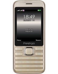 GSM, Prestigio Grace A1, 2.8'', Dual SIM, Golden (PFP1281DUOGOLD_EN)