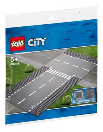 LEGO CITY Права и Т-образно кръстовище 60236