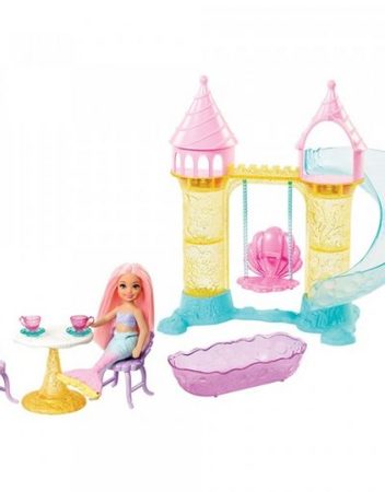 BARBIE Комплект за игра с кукла ЧЕЛСИ DREAMTOPIA RAINBOW COVE FXT20