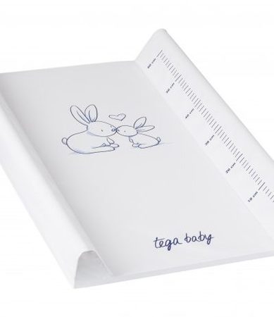 CHIPOLINO TEGA BABY Подложка за повиване ЗАЙЧЕТА БЯЛ PZPLB01801WH