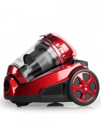 Прахосмукачка без торба Royalty Line RL-BSCM1400.60, 850W, 3 литра, HEPA филтър, Циклон, Червен