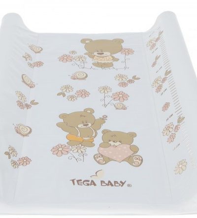 CHIPOLINO TEGA BABY Подложка за повиване МЕЧЕ БЯЛА PZPTB01801WH