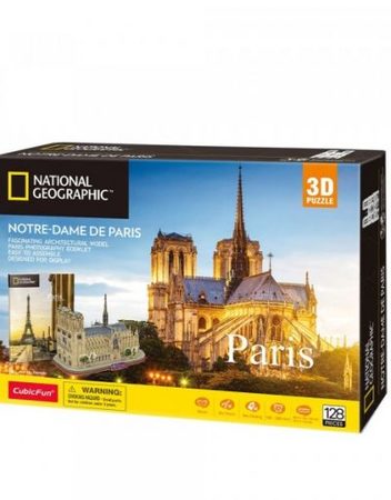 CubicFun 3D Пъзел PARIS NOTRE DAME DE PARIS NATIONAL GEOGRAPHIC DS0986h