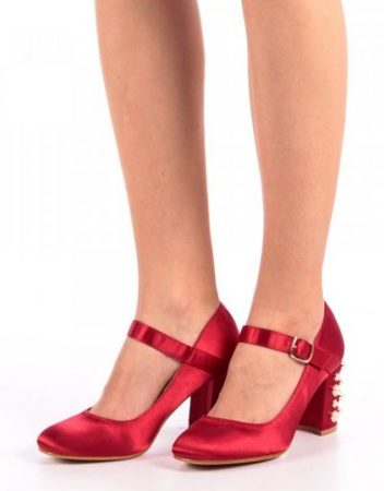 Дамски обувки Lalya червени