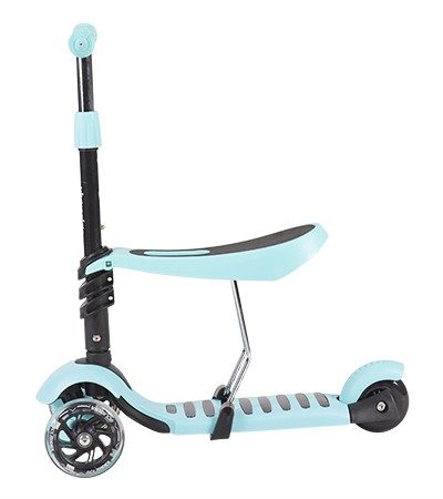 KIKKARIDE Скутер 3в1 RIDE AND SKATE BLUE 31006010002