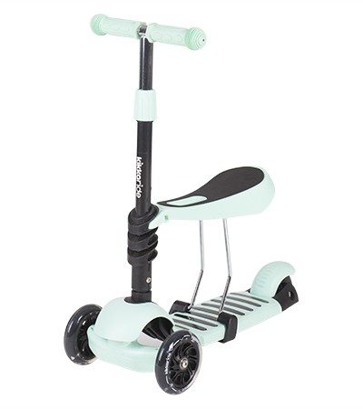 KIKKARIDE Скутер 3в1 RIDE AND SKATE GREEN 31006010003