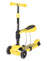 KIKKARIDE Скутер 3в1 RIDE AND SKATE YELLOW 31006010004