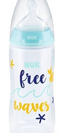 NUK PP Шише със силиконов биберон 300 мл. 6-18 м. FIRST CHOICE BEACH TIME 10216225