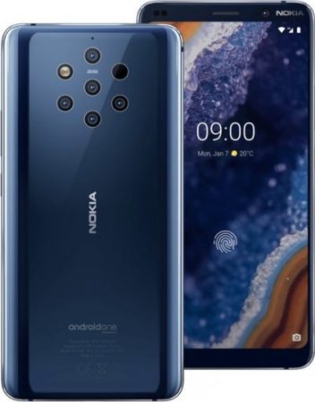 Smartphone, NOKIA 9 PUREVIEW TA-1087, DS, 5.99'', Arm Octa (2.8G), 6GB RAM, 128GB Storage, Android, Blue (11AOPLW1A10)
