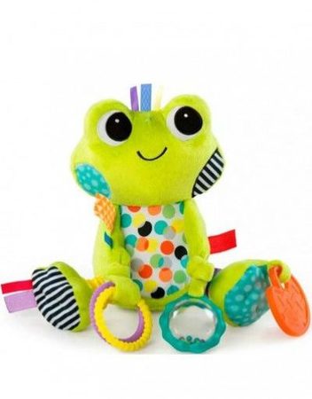 Bright Starts Мека плюшена играчка BUNCH-O-FUN Жабче