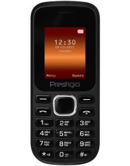 GSM, Prestigio Wize F1, 1.77'', Dual SIM, Black (PFP1183DUOBLACK)