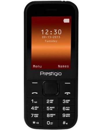 GSM, Prestigio Wize G1, 2.4'', Dual SIM, Black (PFP1243DUOBLACK)