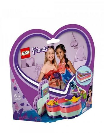 LEGO FRIENDS Лятната кутия с форма на сърце на Ема 41385
