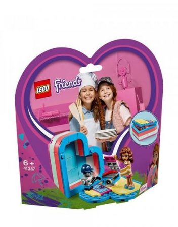 LEGO FRIENDS Лятната кутия с форма на сърце на Оливия 41387