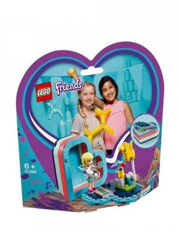 LEGO FRIENDS Лятната кутия с форма на сърце на Стефани 41386