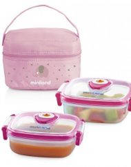 Miniland Комплект кутии Hermifresh Светло Розови