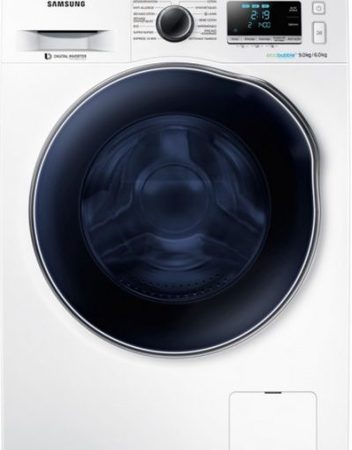 Пералня със сушилня, Samsung WD90J6A10AW/LE, 9 пране / 6 сушене kg, 1400rpm, A