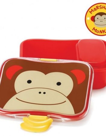 Skip Hop Детска кутия за храна - маймунката Маршал