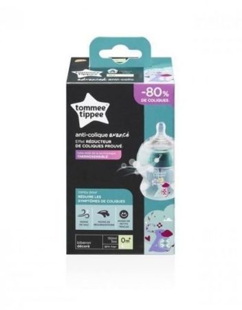 TOMMEE TIPPEE Шише за хранене 150 мл. ANTI-COLIC ДЕКОР 42257475