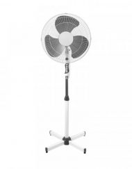 Вентилатор на стойка SAPIR SP 1760 B, 40W, 40 см, 3 степени, Регулиране на височината, Мрежа, бял/сив