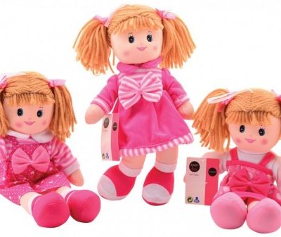 JOHNTOY Мека текстилна кукла 40 см. BABYROSE 27540