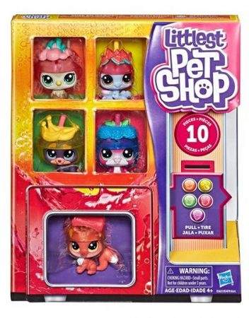 Littlest Pet Shop Комплект домашни любимци в охлаждащ автомат 5 бр. E5478